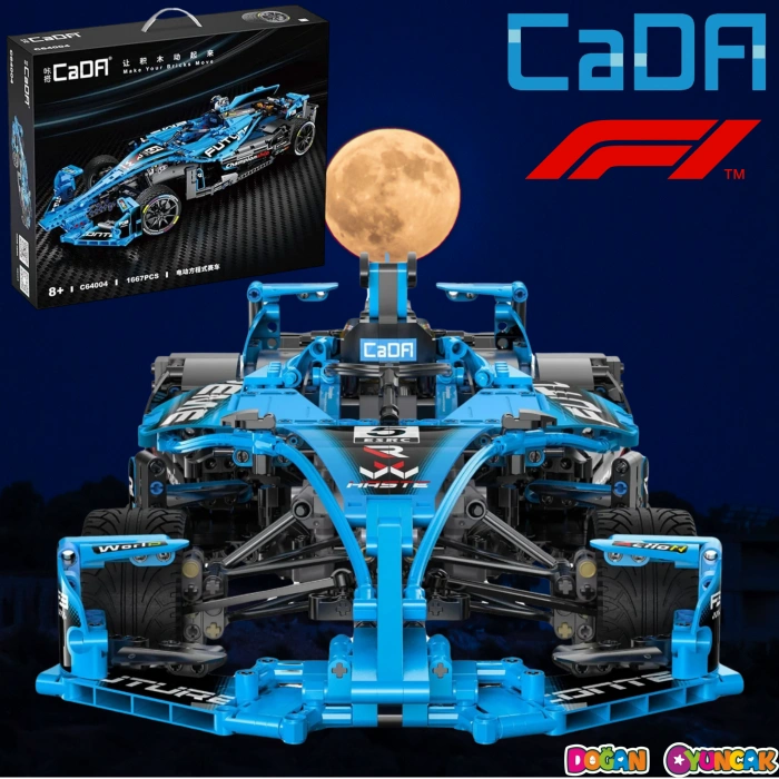CADA FORMULA E Yarış Arabası Lego - Lego Setleri - CADA Mini Lego - F1 Formula Araba Yarış Arabası