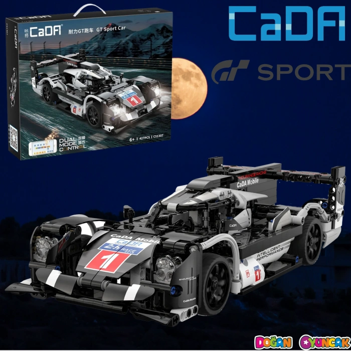 CADA Kumandalı GT Sport Motorlu Araba Lego - Lego Setleri - CADA Mini Lego - Araba CADA Lego RC Araba