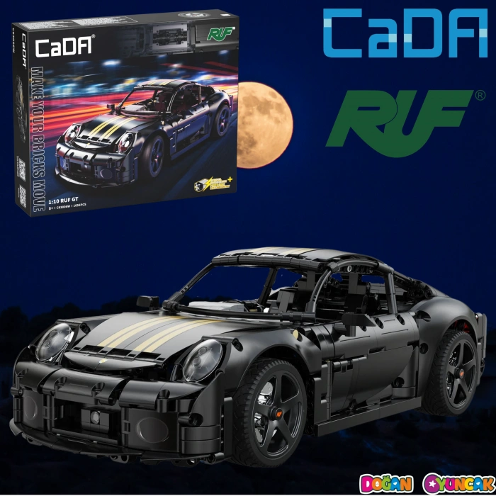 CADA Kumandalı RUF GT 2019 Motorlu Araba Lego - Lego Setleri - CADA Mini Lego - Araba CADA Lego RC Araba