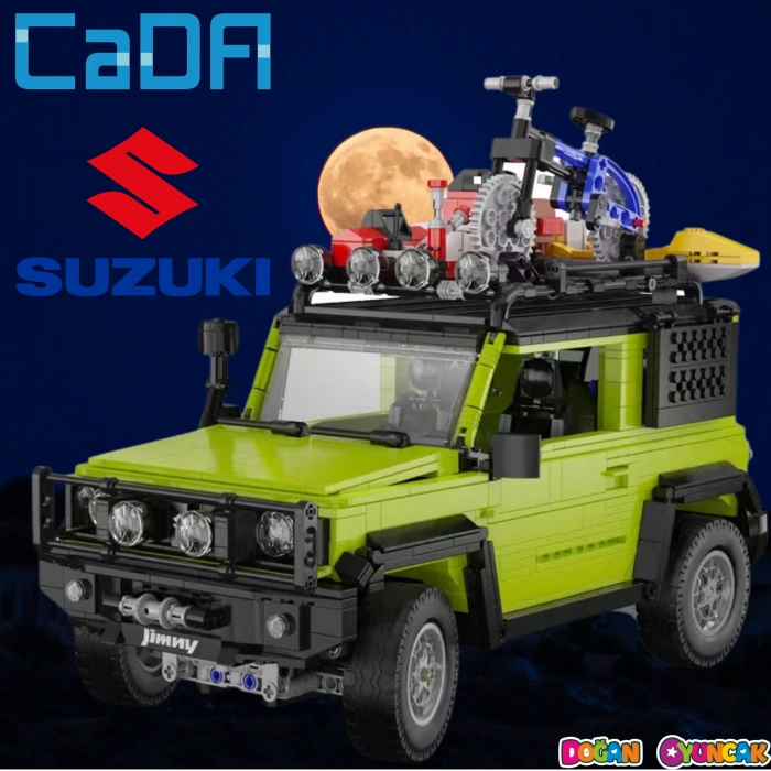 CADA Suzuki Jimny Araba Lego - Lego Setleri - CADA Mini Lego - Suzuki Jimny Araba Yarış Arabası