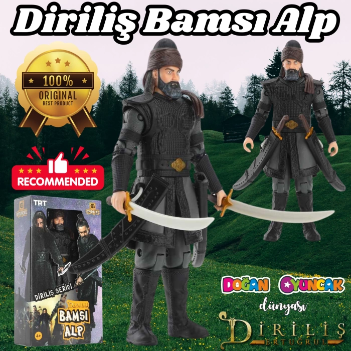 Diriliş Ertuğrul, Turgut ve Bamsı Alp Karakteri - Diriliş Ertuğrul Figürü - Diriliş Ertuğrul Oyuncak - Diriliş Ertuğrul Karakteri