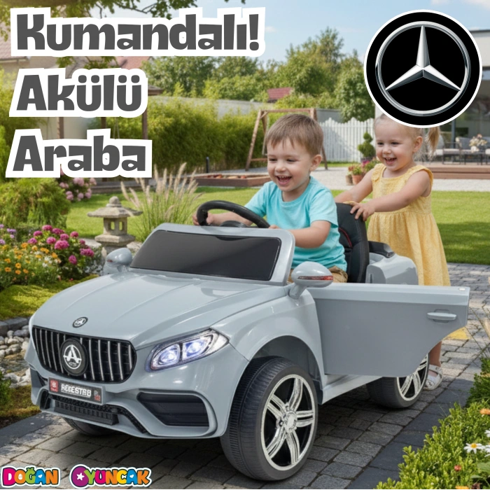 Maestro GT Gri Uzaktan Kumandalı 4X2 12 Volt Akülü Araba - RC Mercedes Akülü Araba