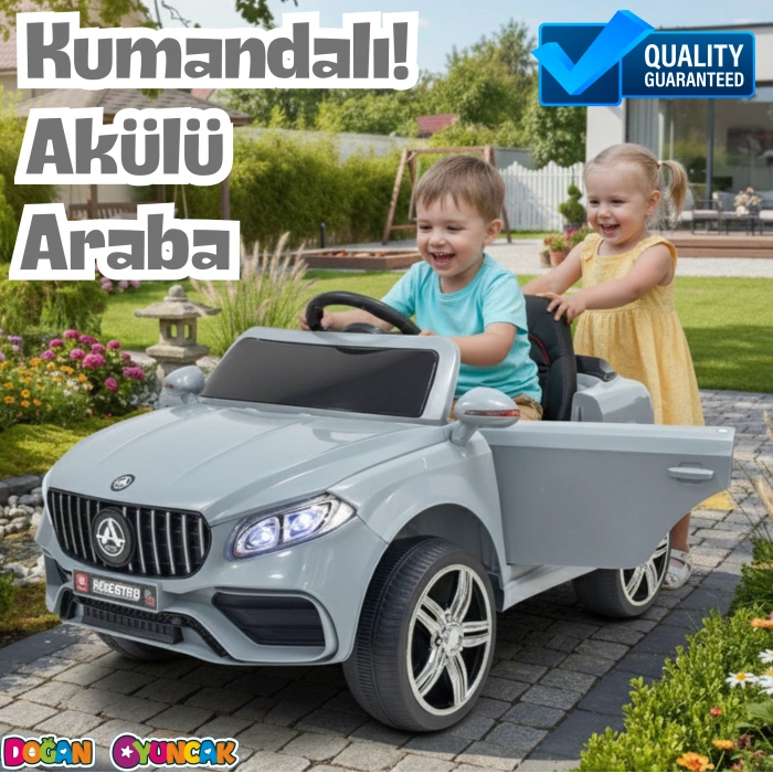 Maestro GT Gri Uzaktan Kumandalı 4X2 12 Volt Akülü Araba - RC Mercedes Akülü Araba