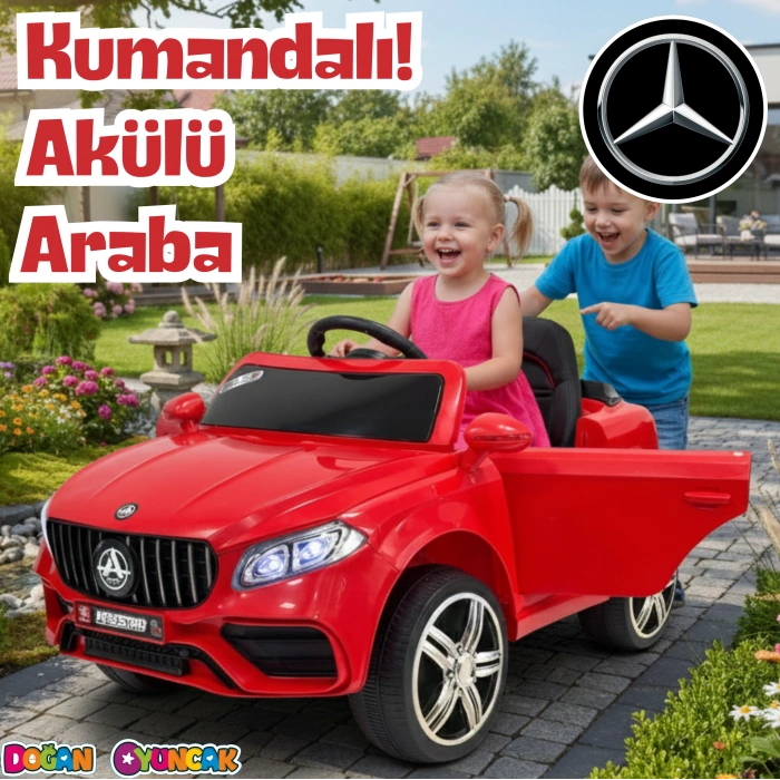 Maestro GT Kırmızı Uzaktan Kumandalı 4X2 12 Volt Akülü Araba - RC Mercedes Akülü Araba