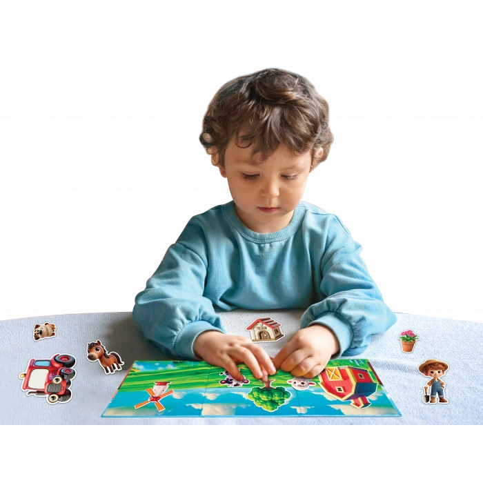 Magnetli Çiftlik Seti - Magnetli Farm Set - Magical Magnet - Çiftlik Oyunu - Hayvanlı Magnetler - Hayvanlar