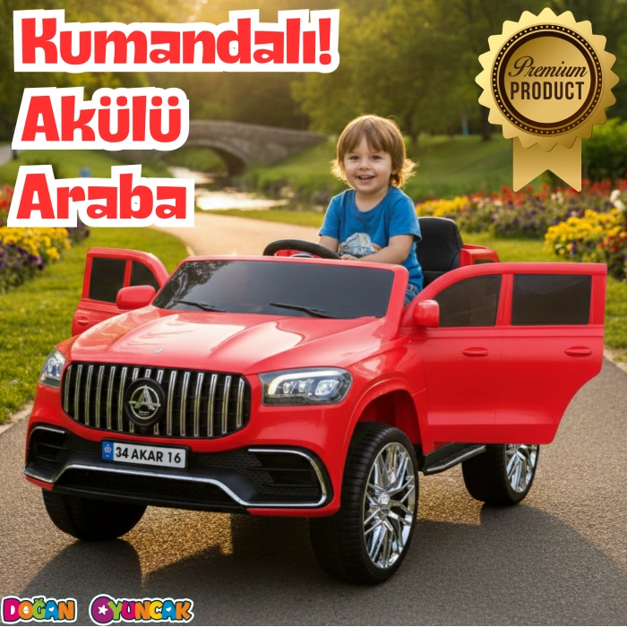 Miracle GT Kırmızı Uzaktan Kumandalı 4X2 12 Volt Akülü Araba - RC Mercedes Akülü Araba