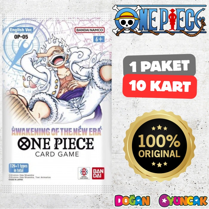 Orijinal One Piece Awakening Of The New Era Card OP-05 - One Piece Yeni Çağın Uyanışı Koleksiyonluk Kart