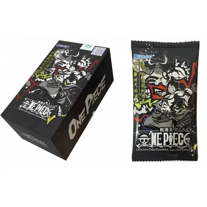 Orijinal One Piece Game Black Card Box 10 Booster Pack - One Piece Siyah Oyun Koleksiyonluk Kart One Piece Premium Kart