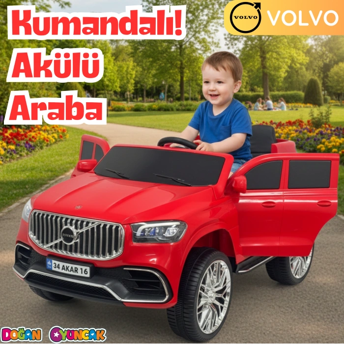 Voyage GT Kırmızı Uzaktan Kumandalı 4X2 12 Volt Akülü Araba - RC Volvo Akülü Araba Volvo Akülü Araç