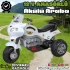 Amortisörlü Akülü Turbo GoWay Motosiklet Beyaz - Aliş GoWay Motorsiklet 12 Volt Akülü Motor - Aliş Go Way Motor