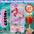 Flamingo Su Oyunu Kırmızı Flamingo - Halka Geçirme Oyunu - Eski Oyuncaklar - Su içinde Halka Oyunu - Halkayı Geçir Su Oyunu