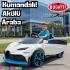 Style GT Beyaz Uzaktan Kumandalı 4X2 12 Volt Akülü Araba - RC Bugatti Divo Akülü Araba