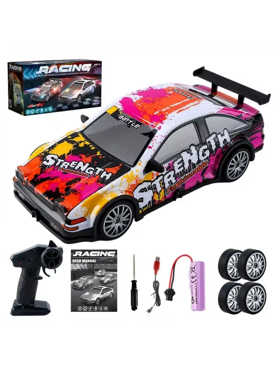 Uzaktan Kumandalı Drift Arabası Racing Car Drift - Işıklı Ful Drift Araba RC Araba - RC Araç