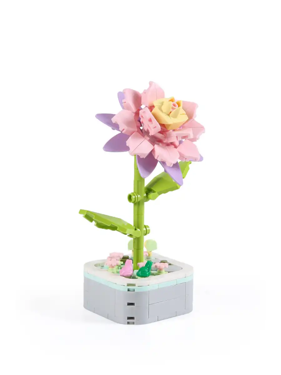 Mikro Blok Atlas Çiçeği Çiçek Lego - Lego Setleri Mini Lego - Çiçek Lego - Blossom Çiçek Lego