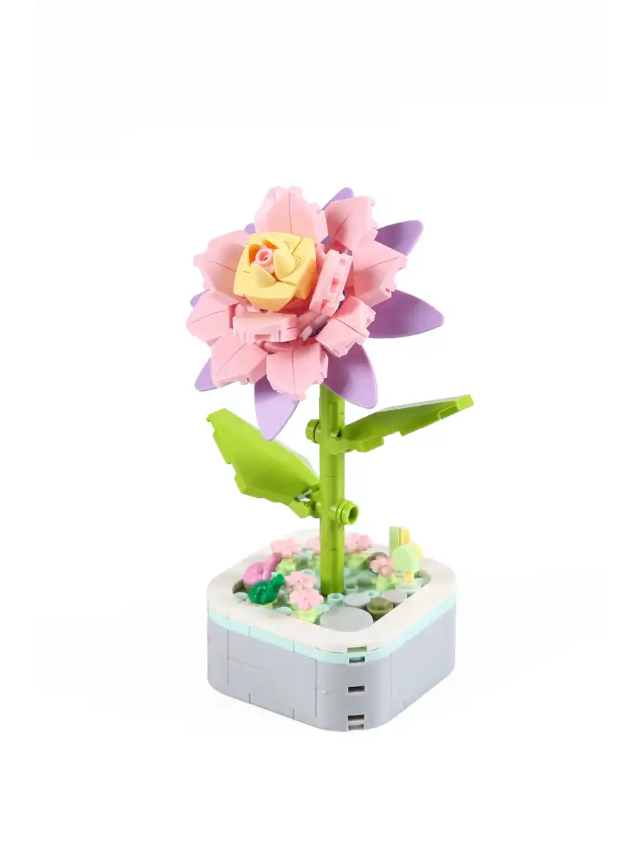 Mikro Blok Atlas Çiçeği Çiçek Lego - Lego Setleri Mini Lego - Çiçek Lego - Blossom Çiçek Lego