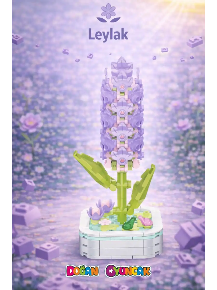 Mikro Blok Leylak Çiçek Lego - Lego Setleri Mini Lego - Çiçek Lego - Blossom Çiçek Lego