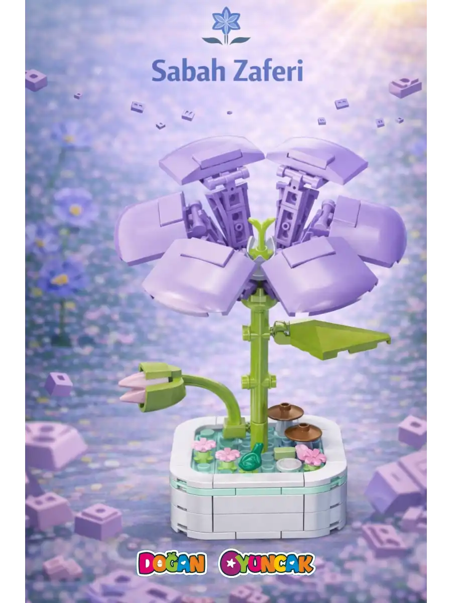 Mikro Blok Sabah Zaferi Çiçek Lego - Lego Setleri Mini Lego - Çiçek Lego - Blossom Çiçek Lego