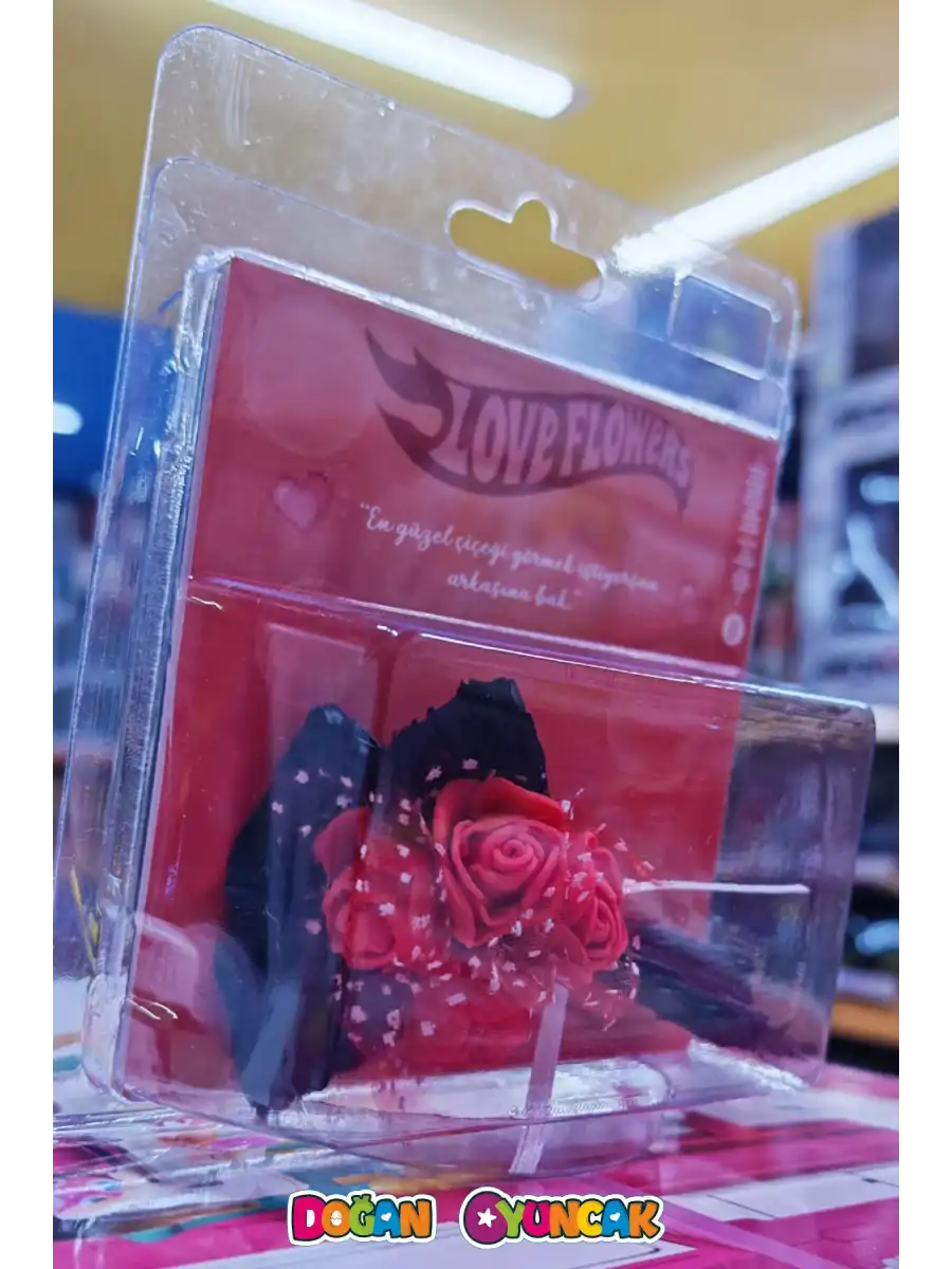 Hot Flowers Aynalı Çiçek Kırmızı - Hediyelik Hotflowers Çiçek Mini Buket Spotify Hotflowers Çiçek