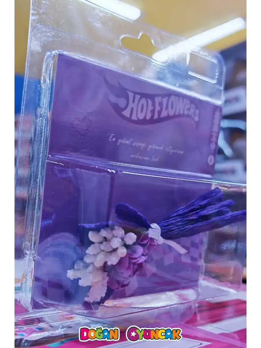 Hot Flowers Aynalı Çiçek Mor - Hediyelik Hotflowers Çiçek Mini Buket Spotify Hotflowers Çiçek