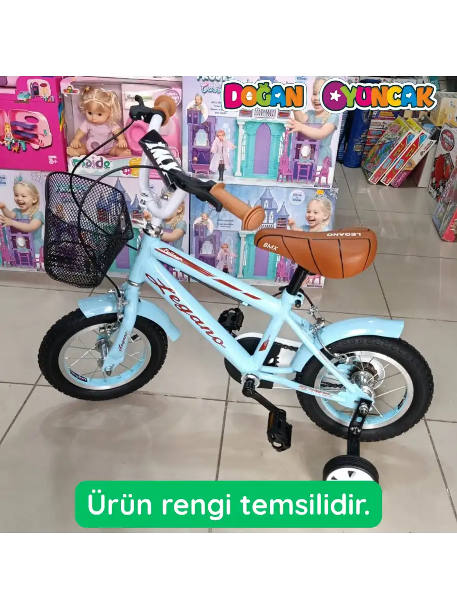 BMX Legano Optimium Series Retro 12 Jant Çocuk Bisikleti Mavi - Legano 12 Jant Bisiklet Retro BMX Bisiklet