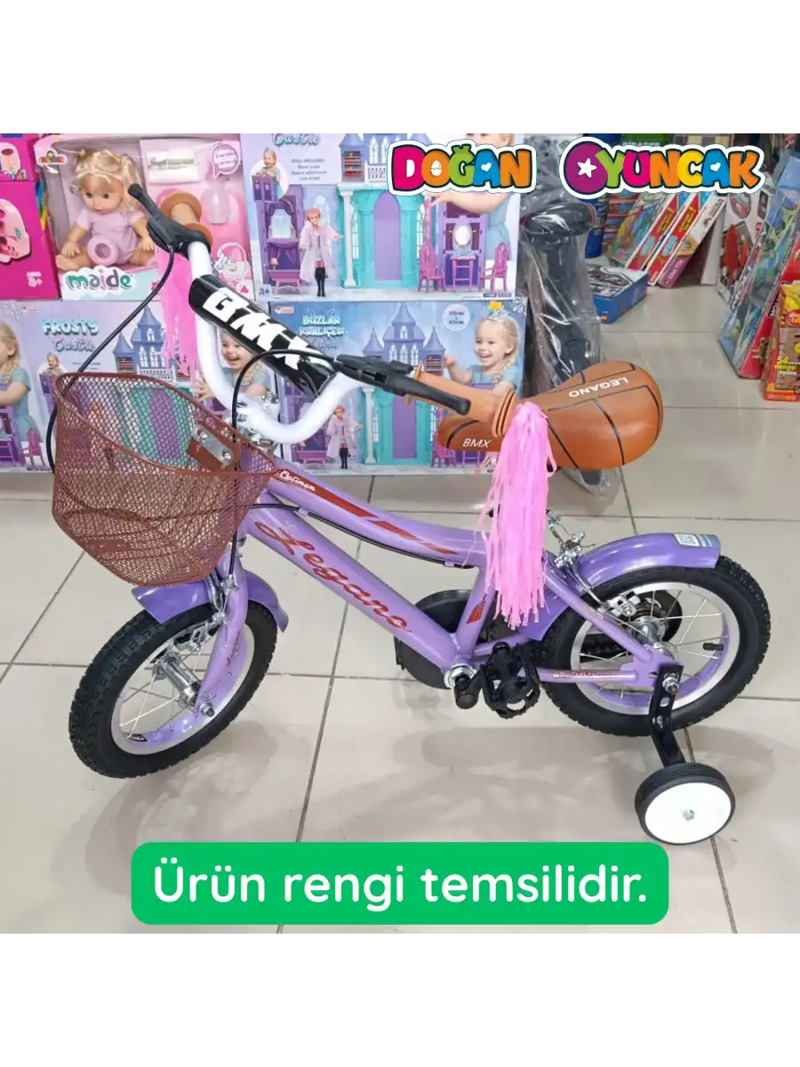 BMX Legano Optimium Series Retro 12 Jant Çocuk Bisikleti Mavi - Legano 12 Jant Bisiklet Retro BMX Bisiklet