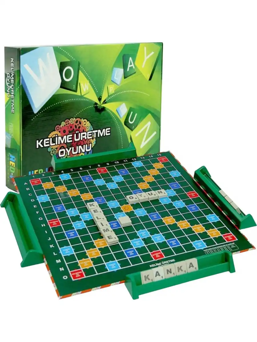 Scrabble Türkçe Kelime Oyunu - Kelime Üretme Oyunu Akıl ve Zeka Oyunu - Scrabble Oyunu