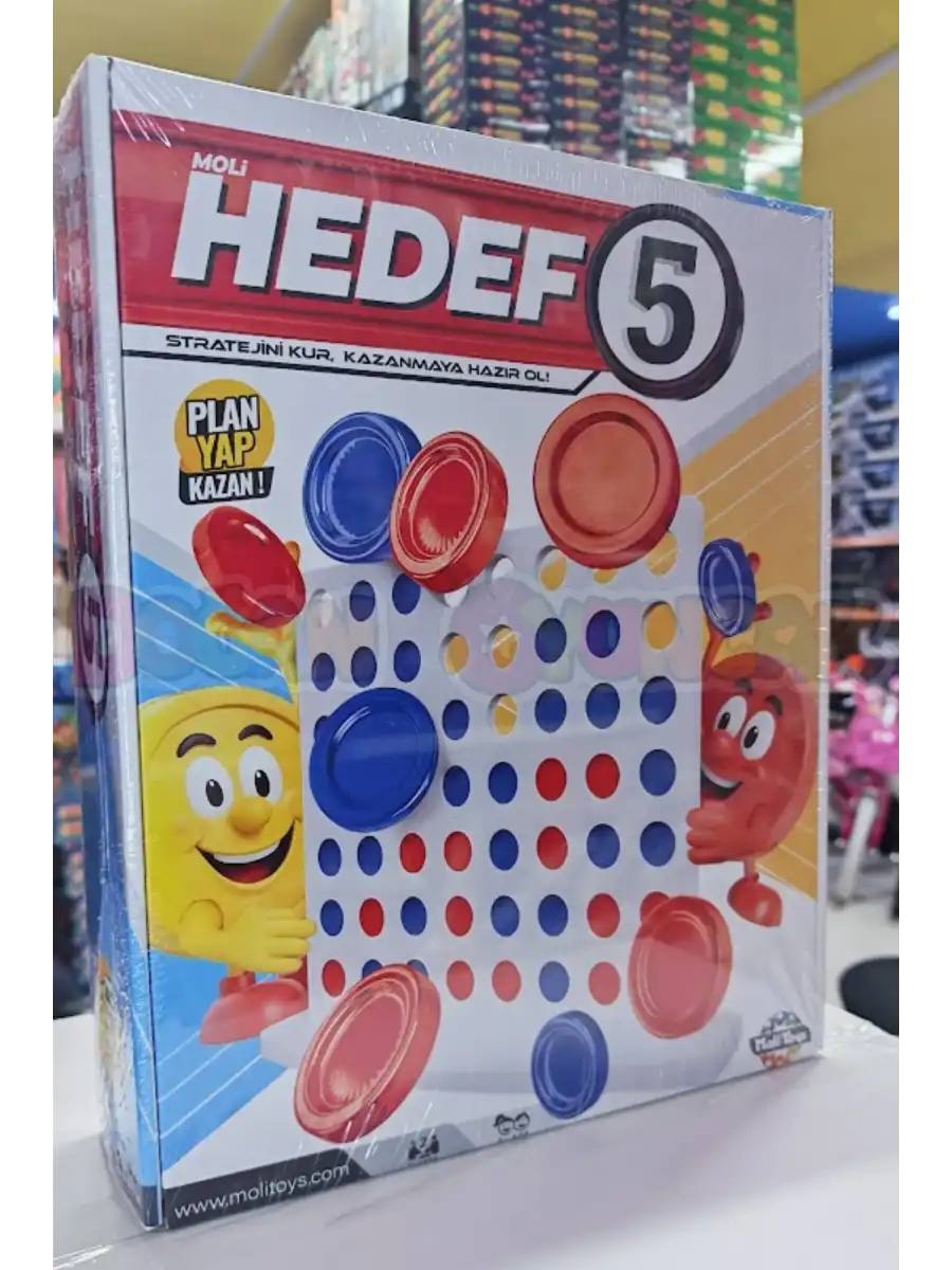 Moli Hedef 5 Oyunu - Akıl ve Zeka Oyunu - Hedef 5 Oyunu - Strateji Oyunu