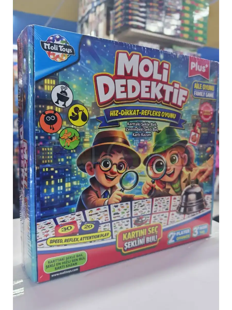 Moli Dedektif Oyunu - Akıl ve Zeka Oyunu - Görsel Dikkat Oyunu - Strateji Oyunu