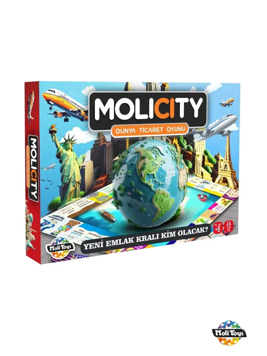 Molicity Dünya Emlak Ticaret Oyunu - Molicity Oyunu - Monoply Strateji Oyunu