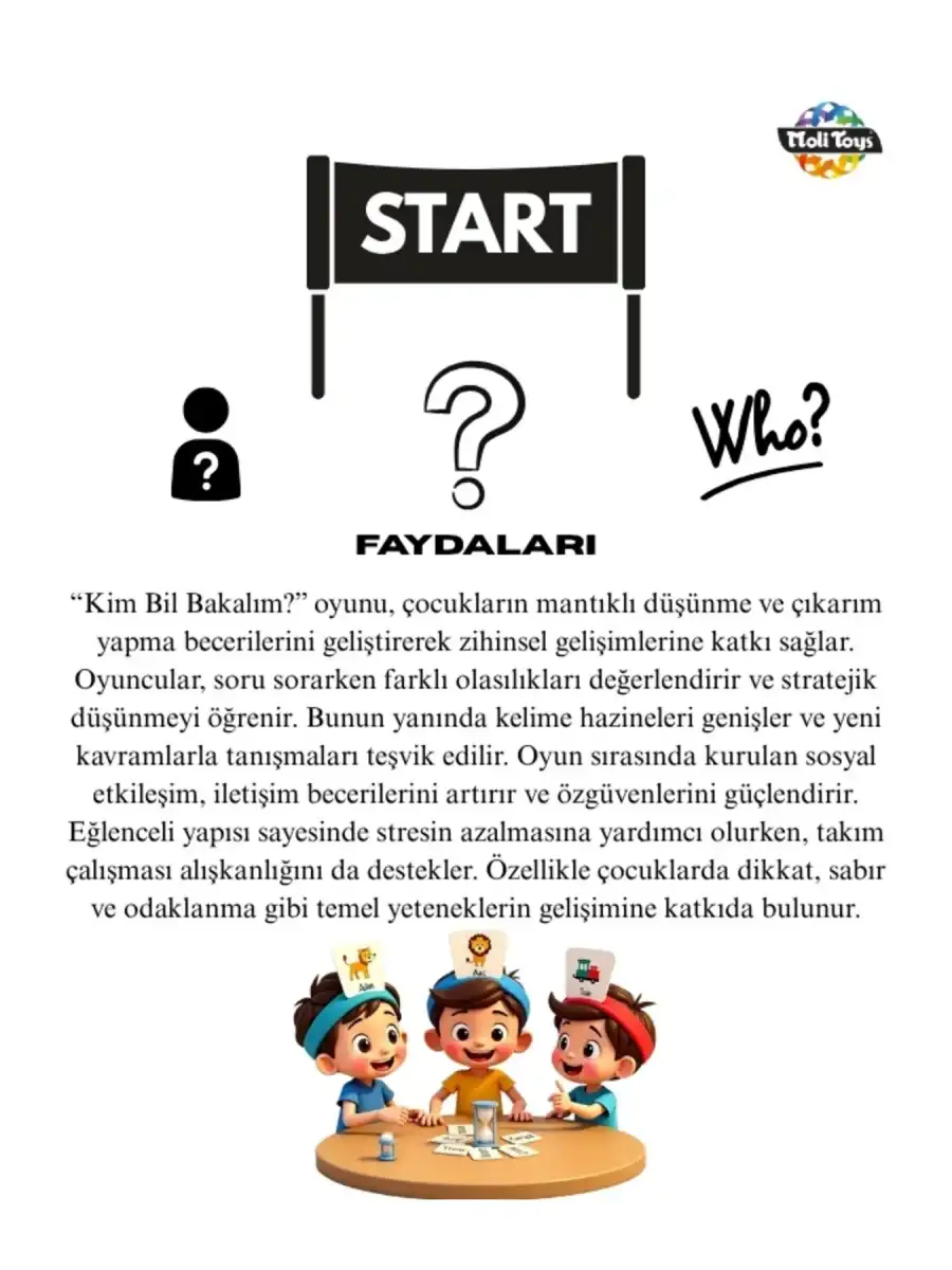 Kim Bil Bakalım Oyunu - Ben Kimim Oyunu Aile Oyunu Kutu Oyunu Find Out Who Games