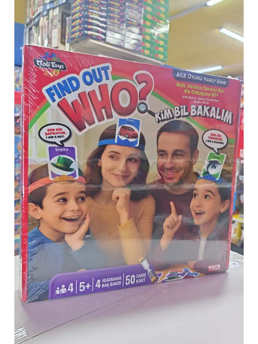 Kim Bil Bakalım Oyunu - Ben Kimim Oyunu Aile Oyunu Kutu Oyunu Find Out Who Games