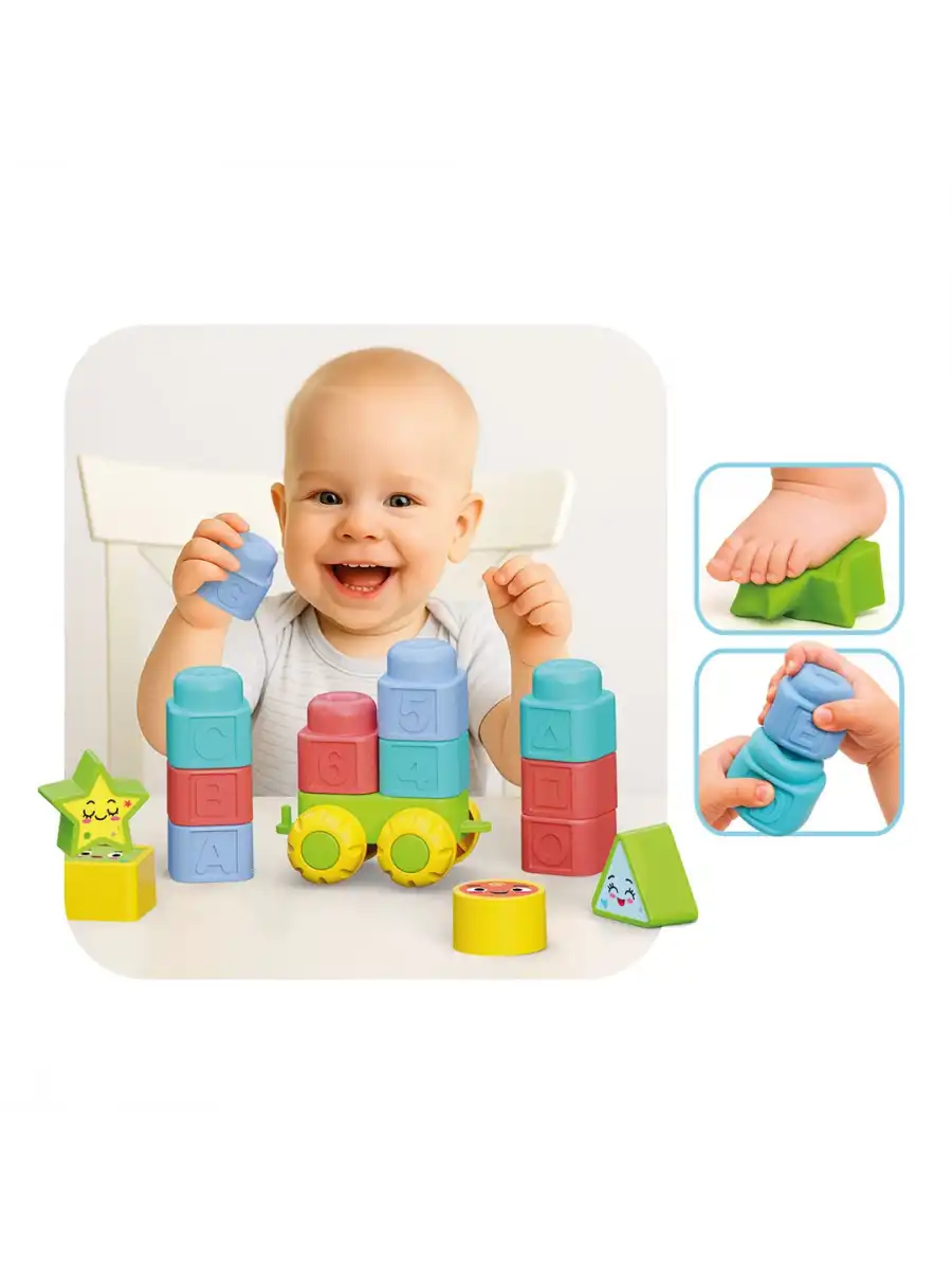 Yumuşak Big Bloklar ABC & 123 - Büyük Yumuşak Bloklar - Büyük Soft Lego Oyuncakları