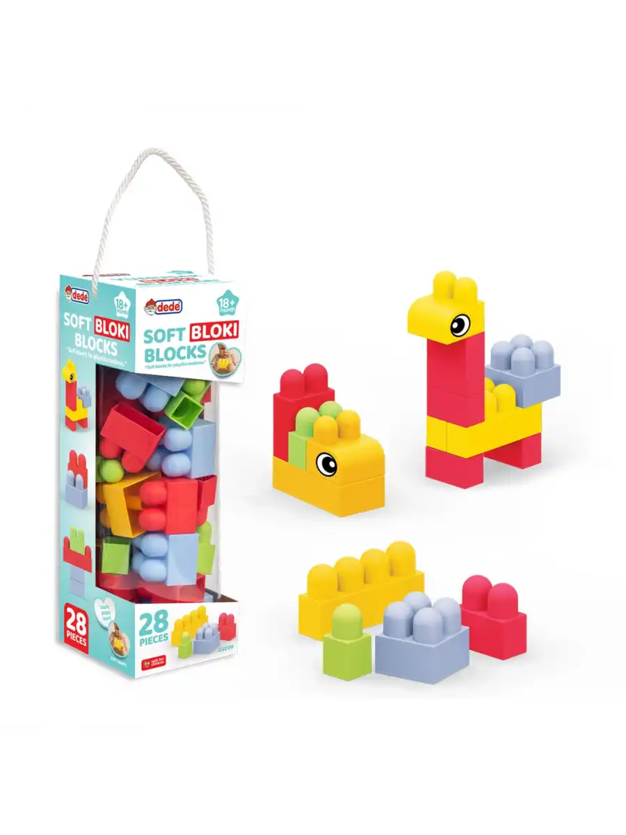 Yumuşak Bloki Blokları 28 Parça - Büyük Yumuşak Bloklar - Büyük Soft Lego Oyuncakları