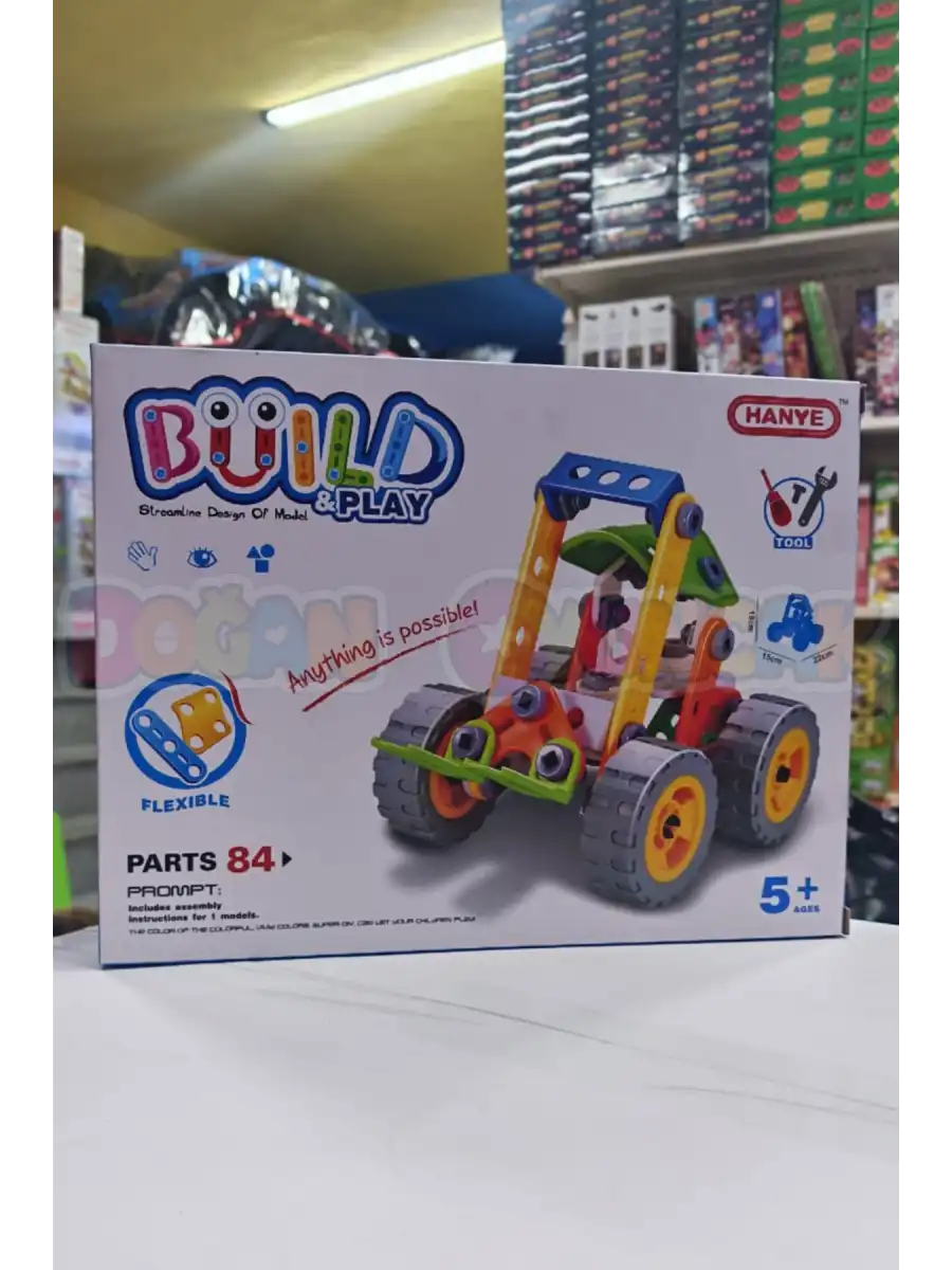 Hanye Sök-Tak Forklift Makinesi Modeli - Oyuncak Söktak İnşaat Modeli - Lego Setleri