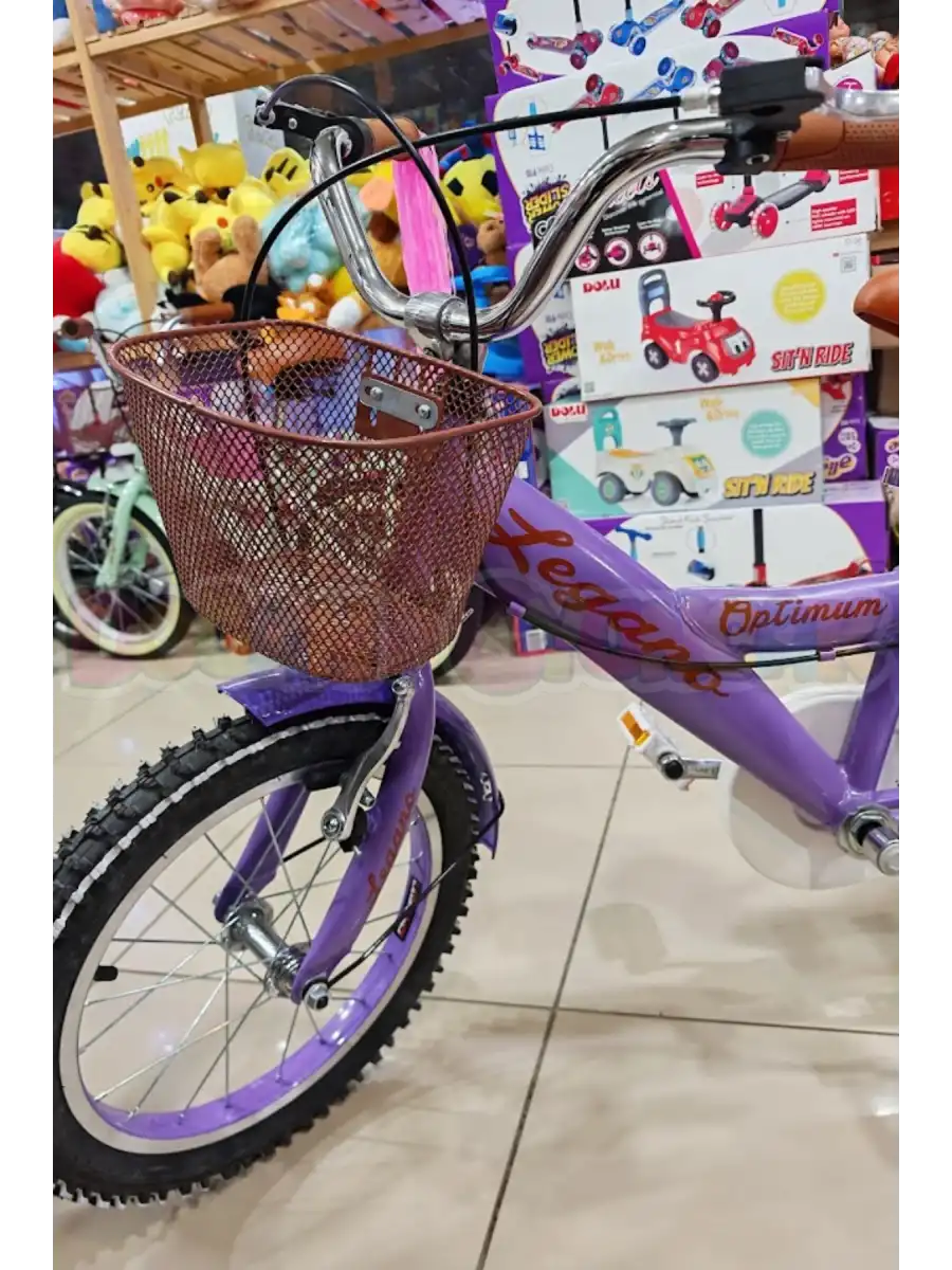 BMX Legano Optimum Series Retro 16 Jant Çocuk Bisikleti Mor - Legano 16 Jant Bisiklet Retro BMX Bisiklet