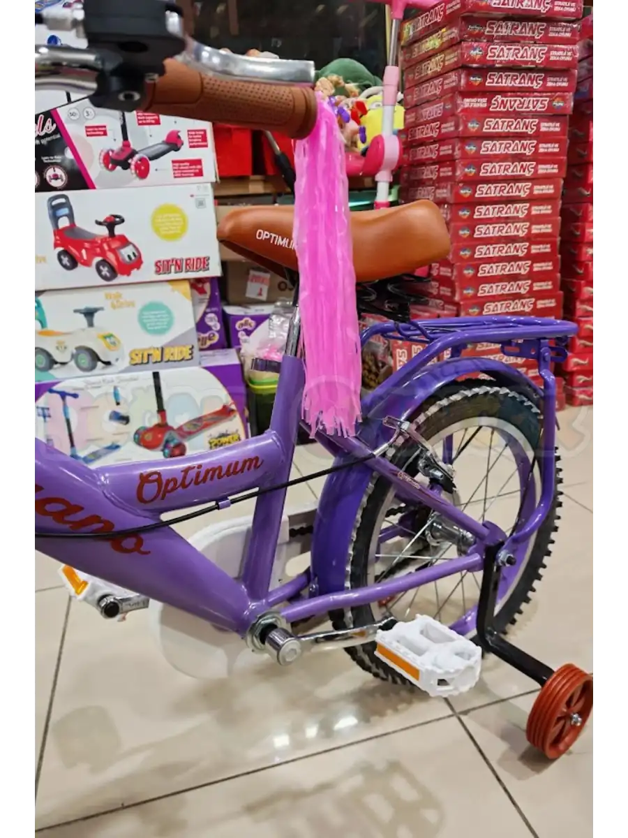 BMX Legano Optimum Series Retro 16 Jant Çocuk Bisikleti Mor - Legano 16 Jant Bisiklet Retro BMX Bisiklet