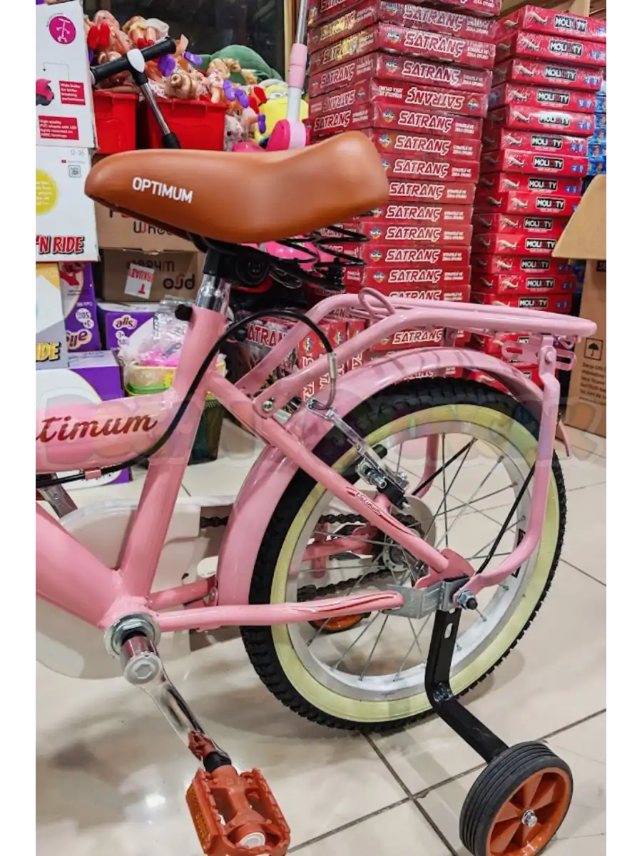 BMX Legano Optimum Series Retro 16 Jant Çocuk Bisikleti Pembe - Legano 16 Jant Bisiklet Retro BMX Bisiklet