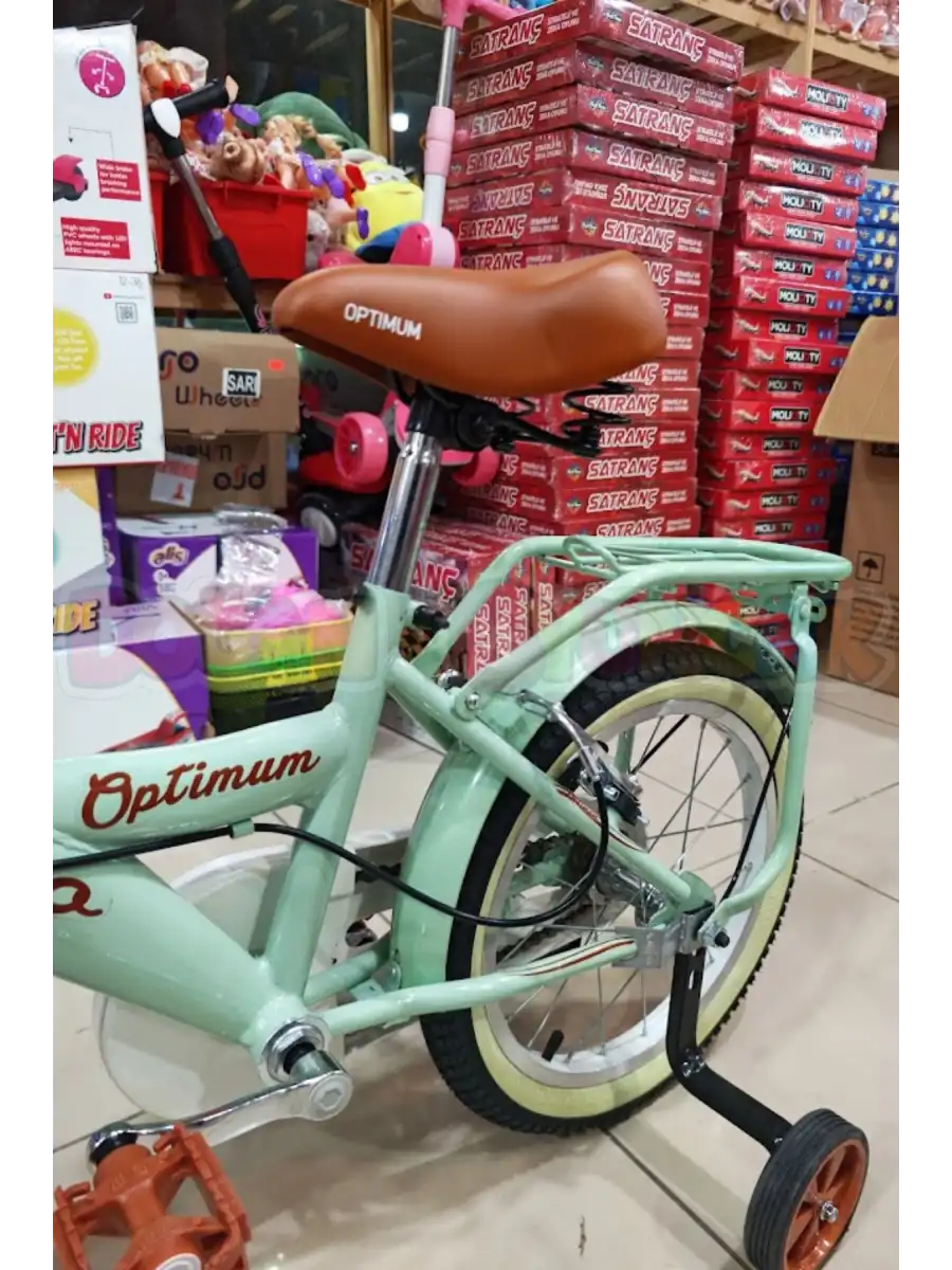 BMX Legano Optimum Series Retro 16 Jant Çocuk Bisikleti Yeşil - Legano 16 Jant Bisiklet Retro BMX Bisiklet