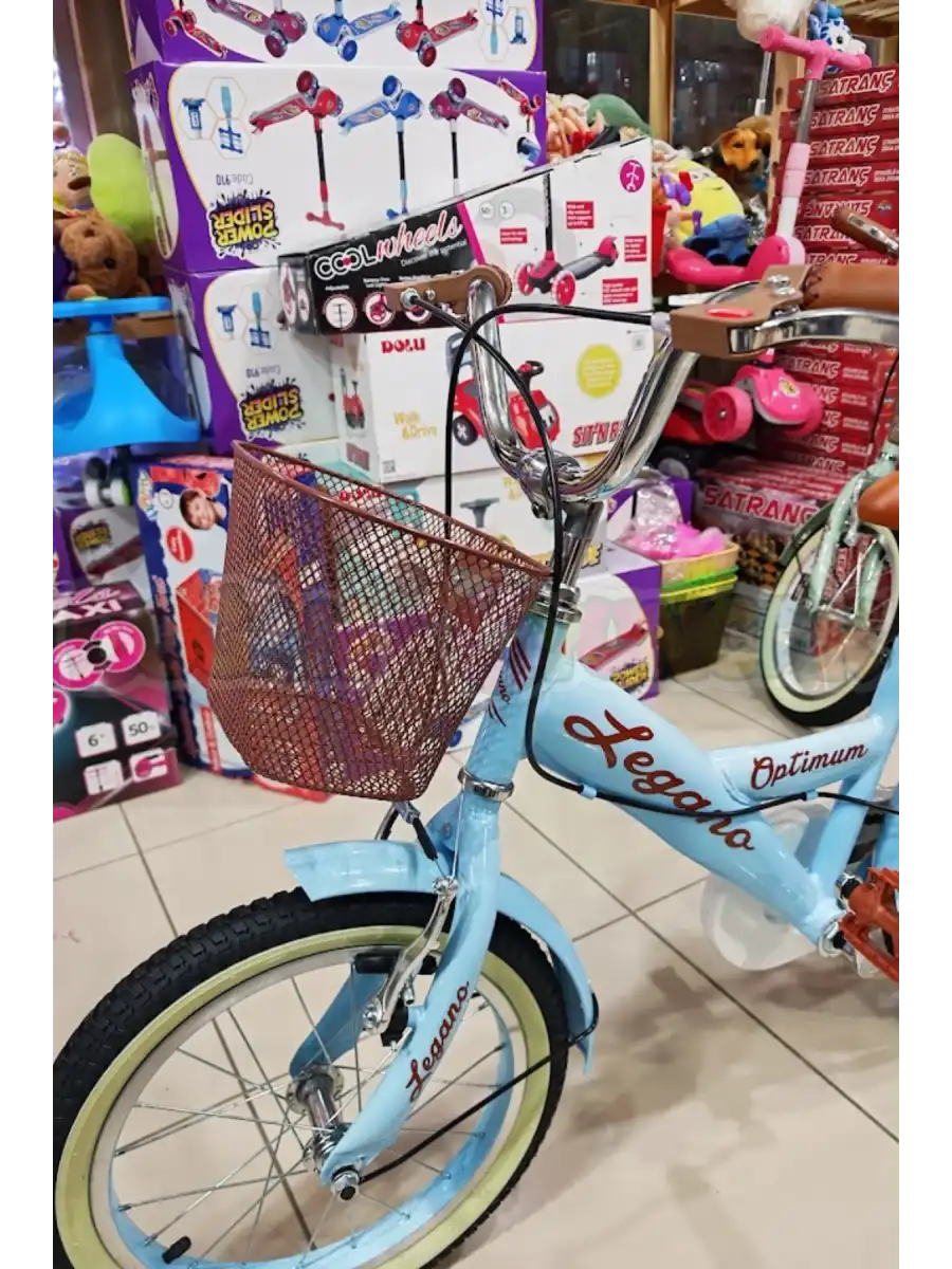 BMX Legano Optimum Series Retro 16 Jant Çocuk Bisikleti Mavi - Legano 16 Jant Bisiklet Retro BMX Bisiklet