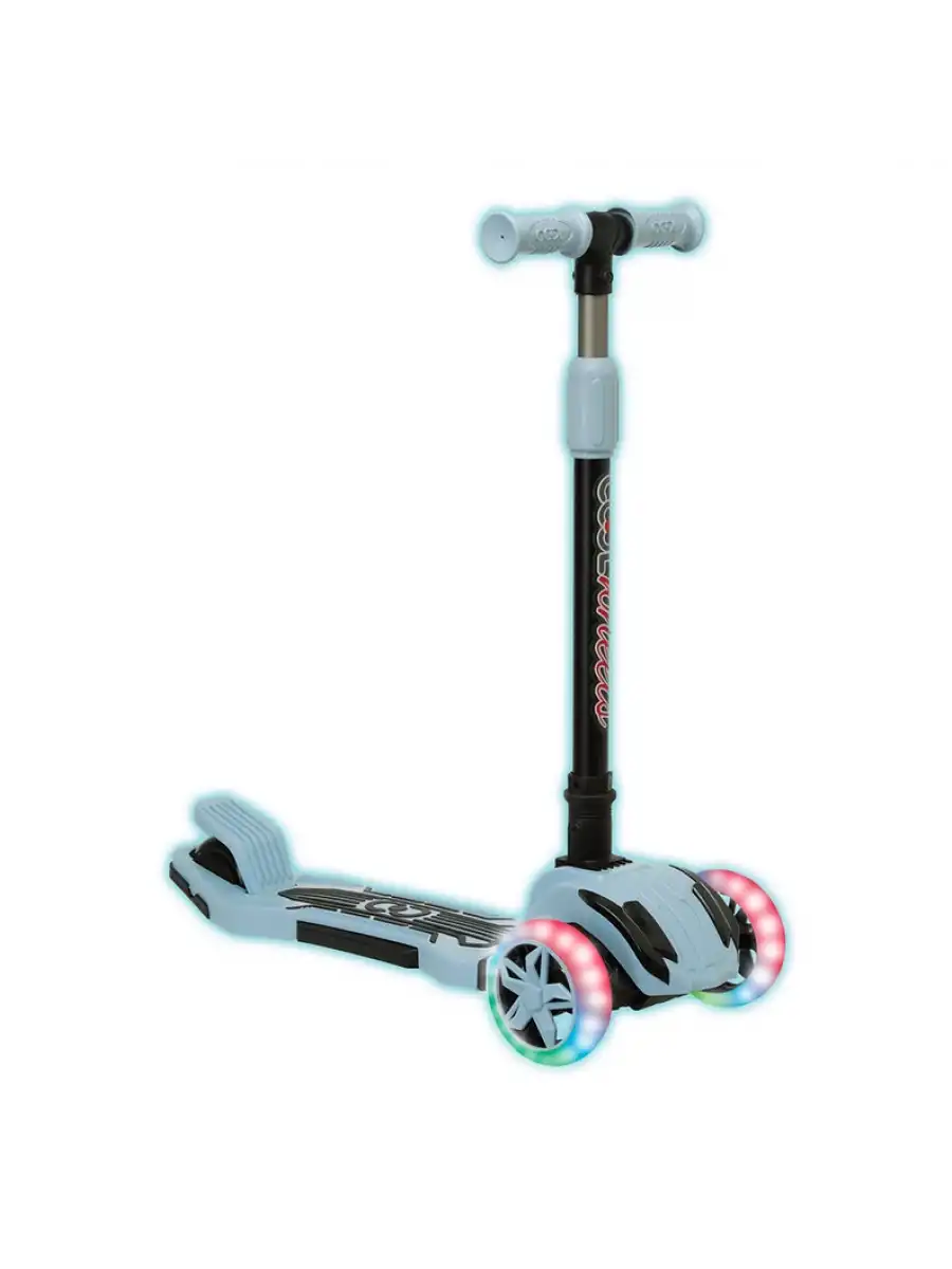 Cool Wheels Mavi Luna Işıklı 3 Tekerlekli Katlanabilir Scooter - CoolWheels Scooter - Çocuk Scooter
