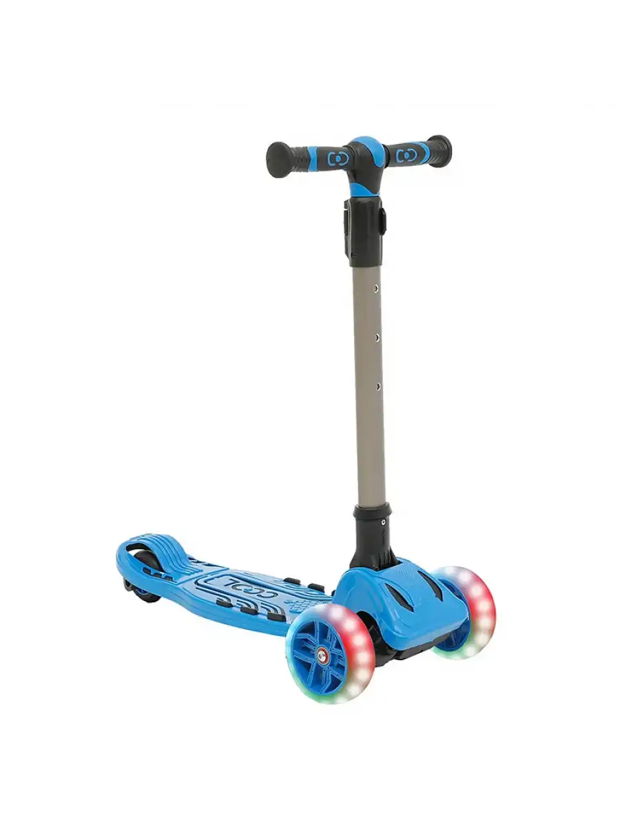Cool Wheels Mavi Maxi Işıklı 3 Tekerlekli Katlanabilir Scooter - CoolWheels Scooter - Çocuk Scooter