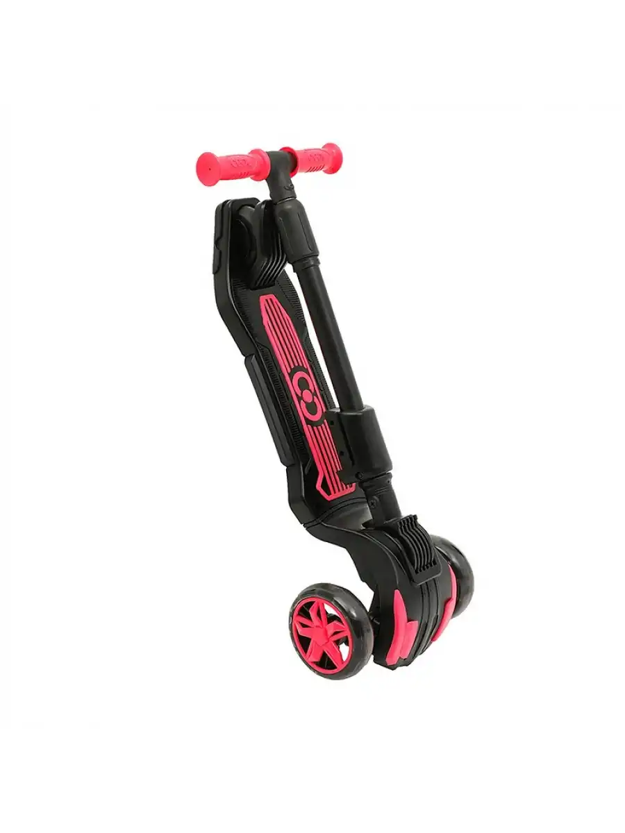 Cool Wheels Oturaklı Pembe Combo Işıklı 3 Tekerlekli Katlanabilir Scooter - CoolWheels Scooter - Çocuk Scooter