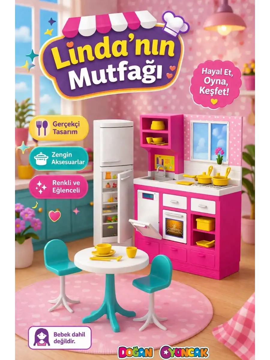 Lindanın Tüm Setleri - Ev Setleri - Barbie Ev Seti - Tatil Evi - Ev Eşyaları - Evcilik Seti - Linda Setleri
