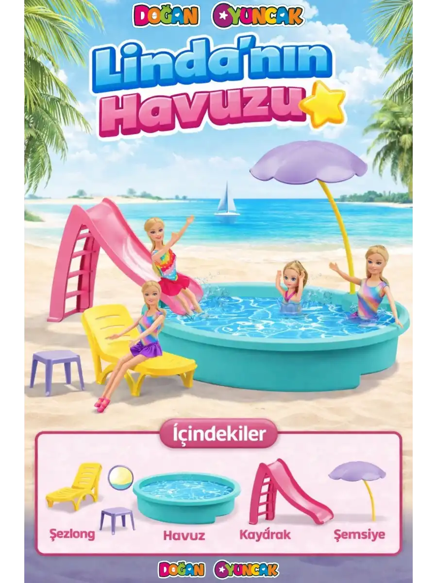 Lindanın Tüm Setleri - Ev Setleri - Barbie Ev Seti - Tatil Evi - Ev Eşyaları - Evcilik Seti - Linda Setleri