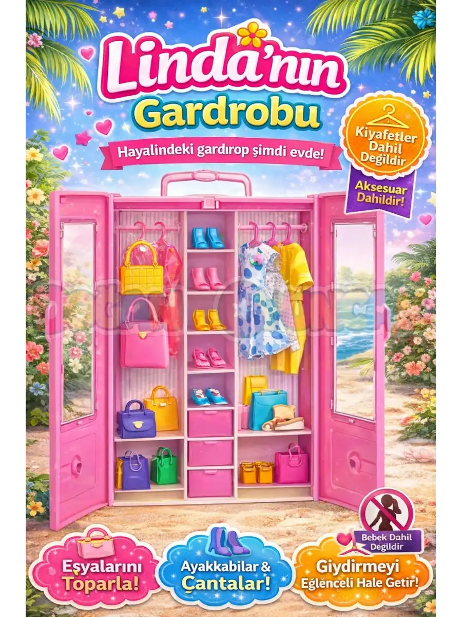 Lindanın Tüm Setleri - Ev Setleri - Barbie Ev Seti - Tatil Evi - Ev Eşyaları - Evcilik Seti - Linda Setleri