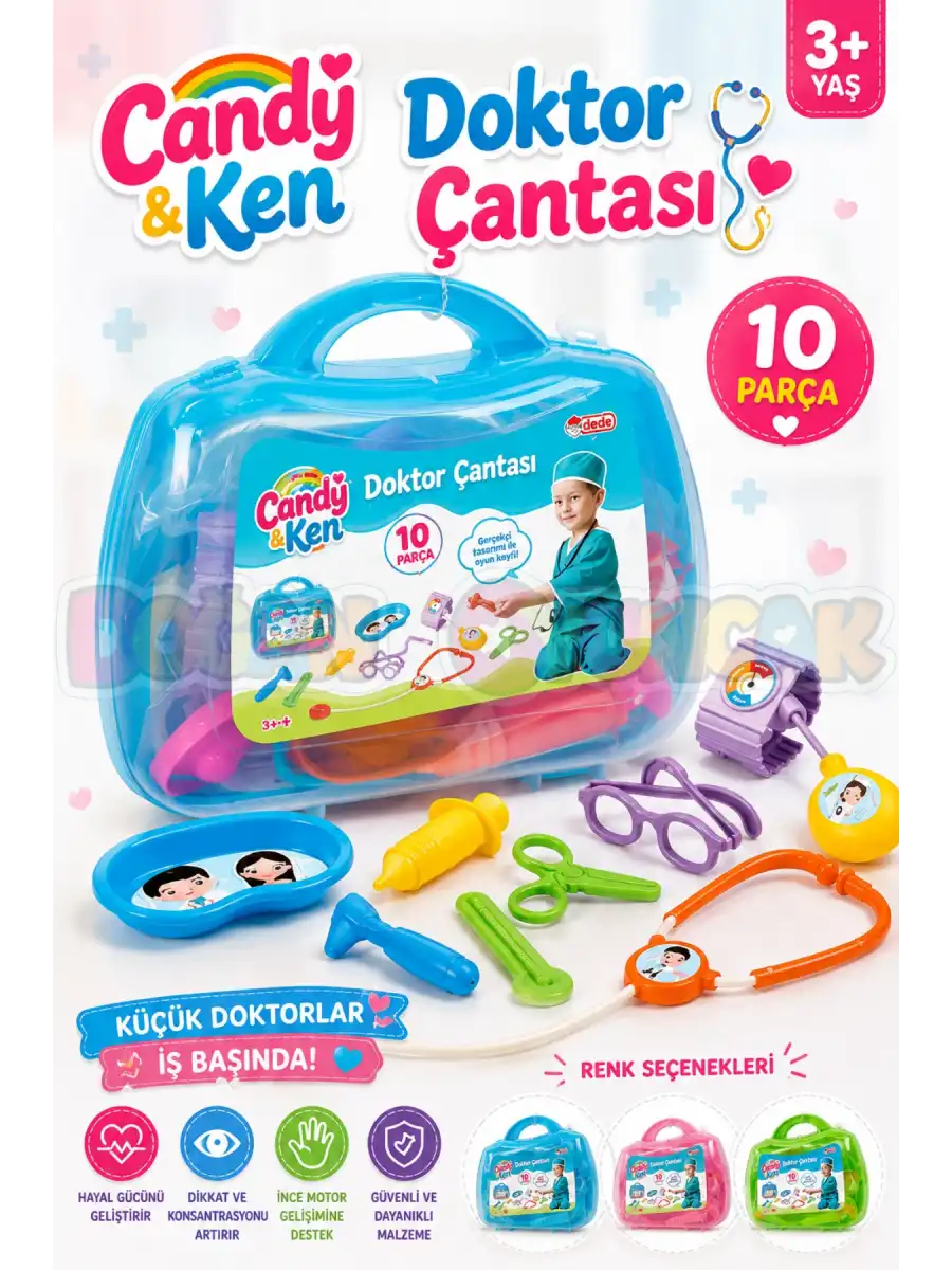 Candy & Ken Doktor Çantası - Doktor Setleri - Doktor Oyuncak Seti