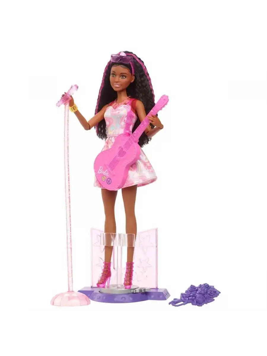 Barbie 65.Yıl Deluxe Kariyer Bebekleri - Pop Yıldızı HRG41 - Barbie Oyuncak Barbie Bebek Barbi Meslek