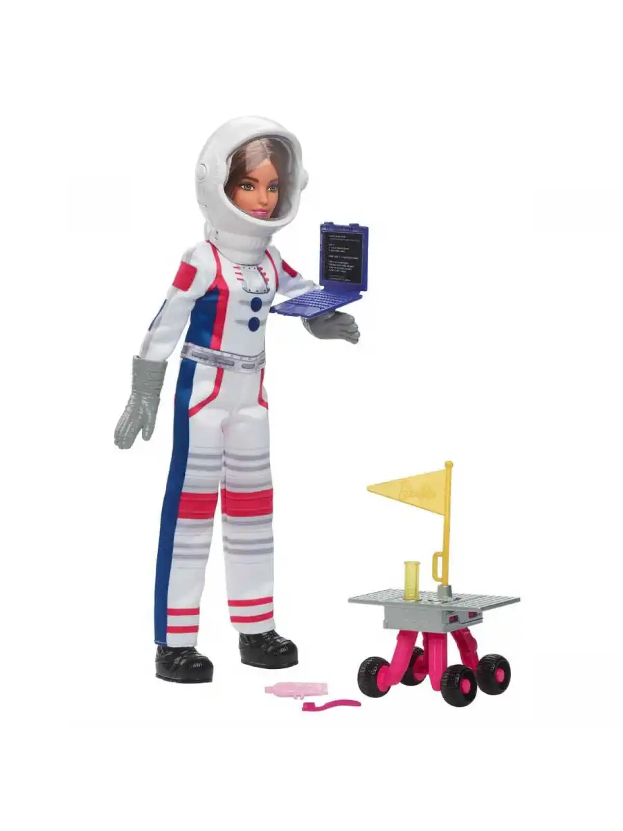 Barbie 65.Yıl Deluxe Kariyer Bebekleri - Astronot HRG45 - Barbie Oyuncak Barbie Bebek Barbi Meslek