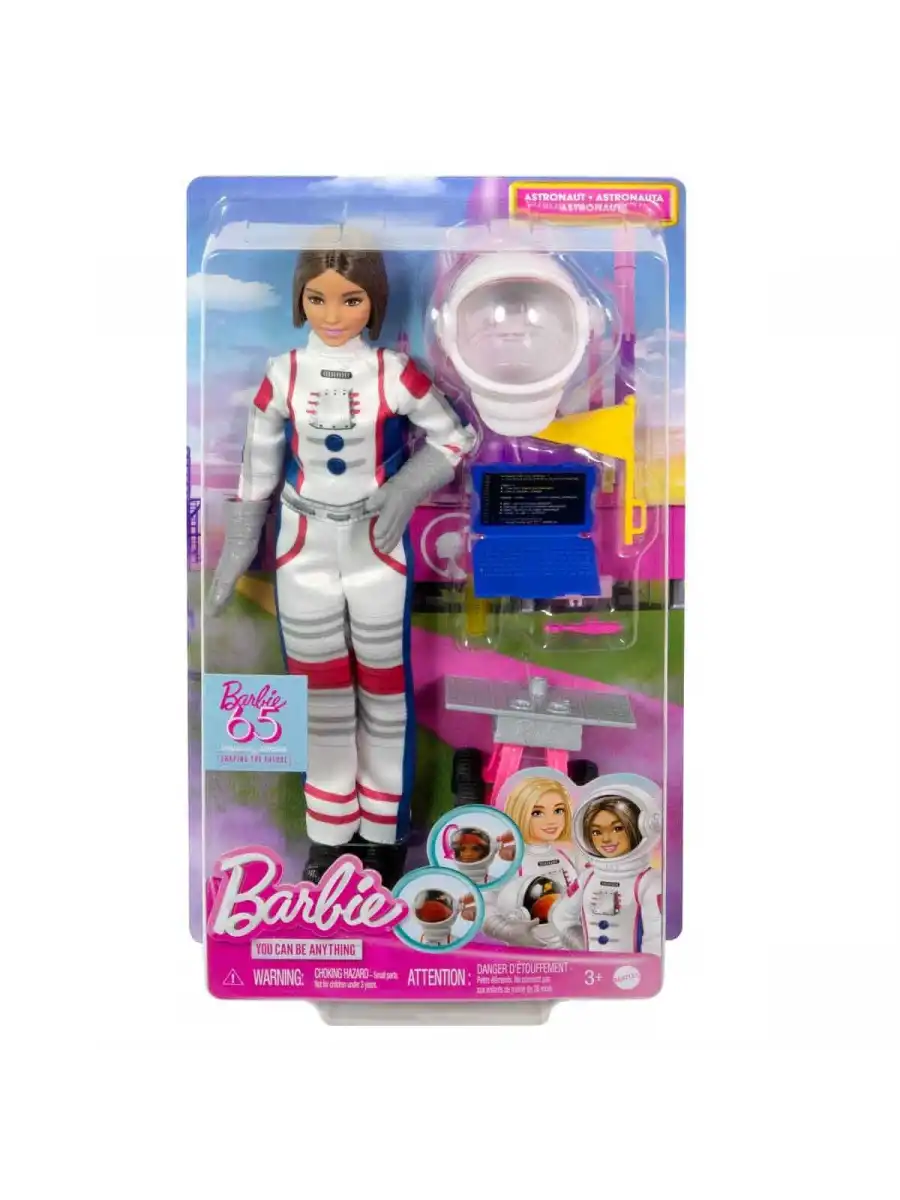 Barbie 65.Yıl Deluxe Kariyer Bebekleri - Astronot HRG45 - Barbie Oyuncak Barbie Bebek Barbi Meslek