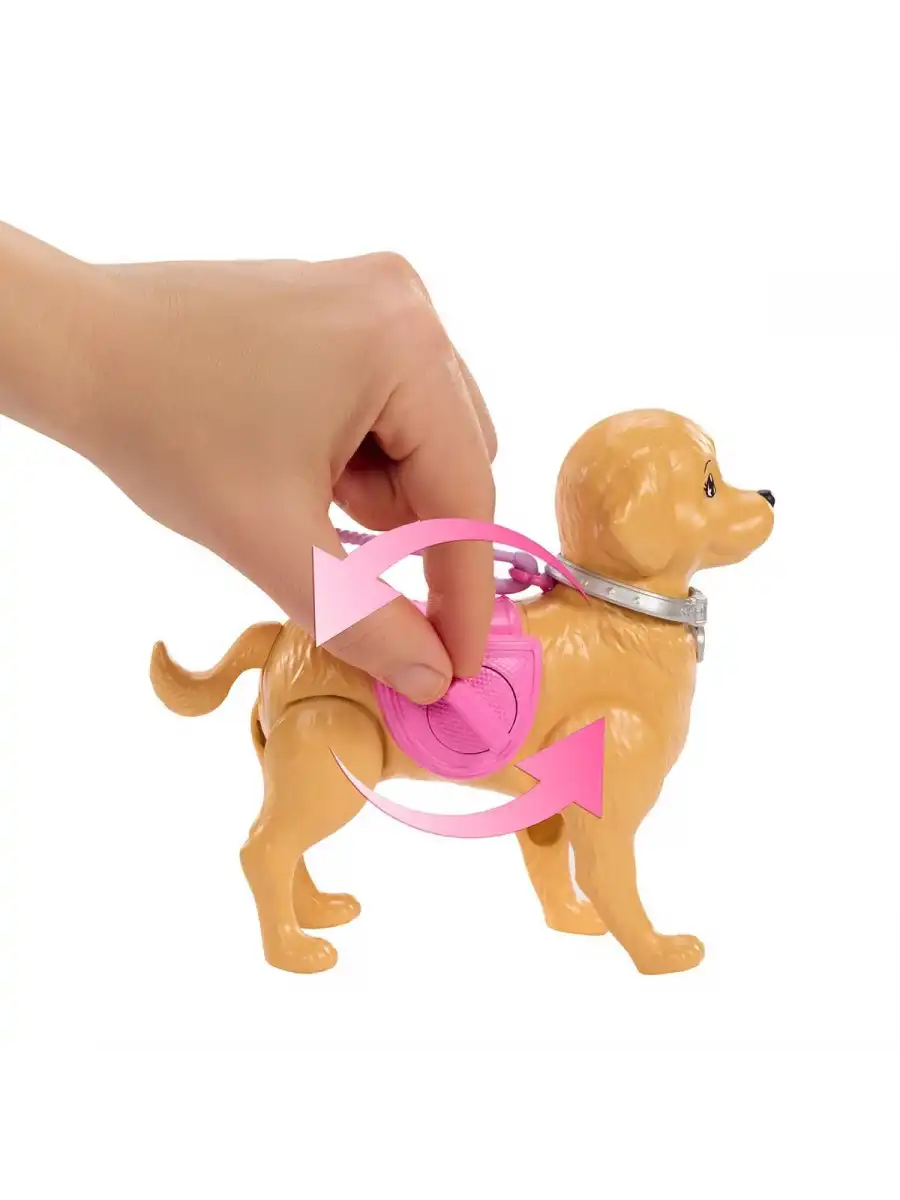 Barbie ve Köpekçiğin Yürüyüş Zamanı JJB46 - Barbie Oyuncak Barbie Bebek